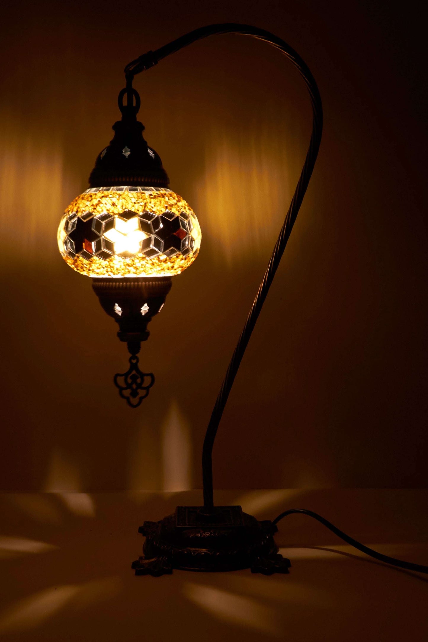 Mozaïek Kamelennek Tafellamp M – Honing Mozaïek