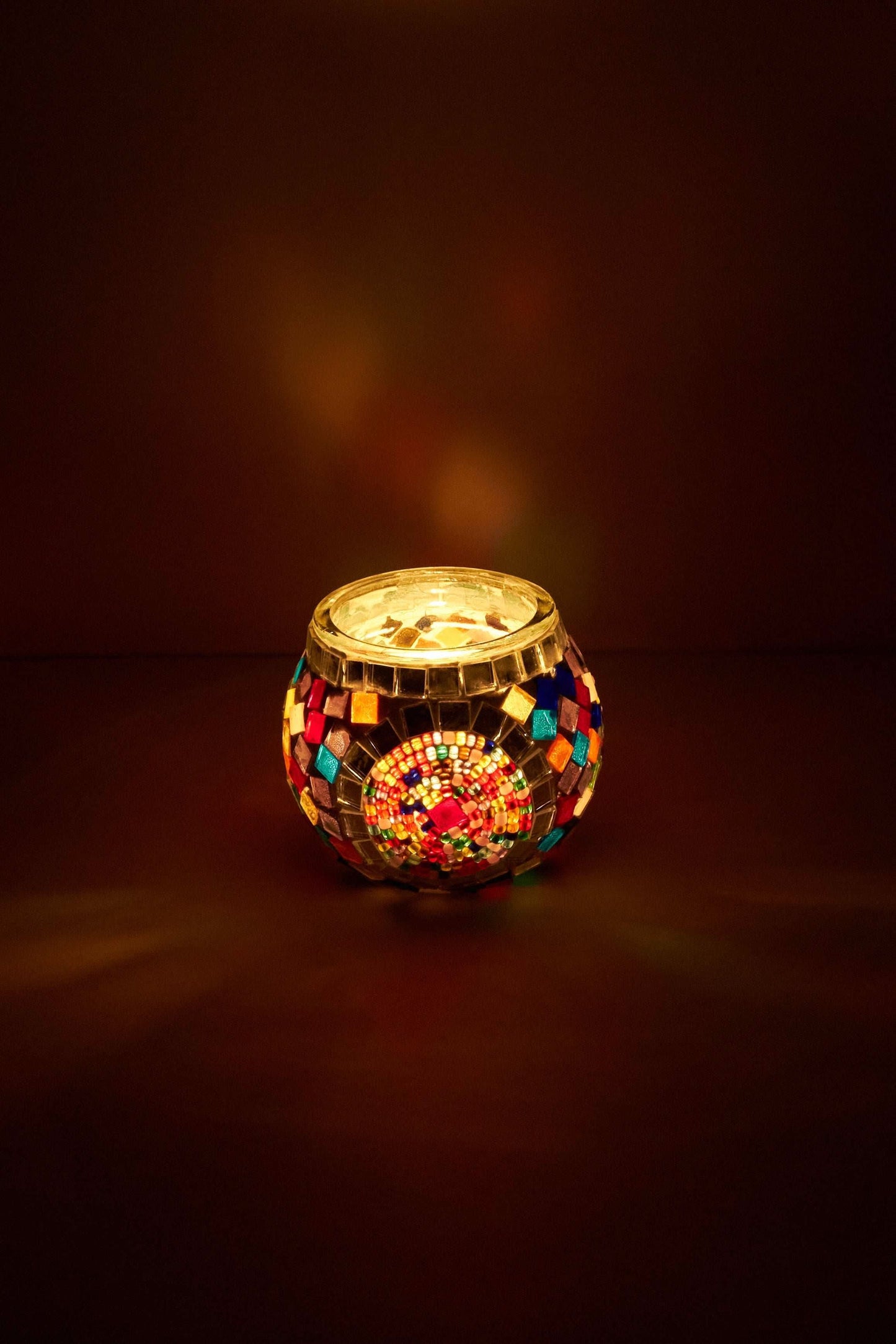 Mozaïek Kandelaar M – Candy Swirl