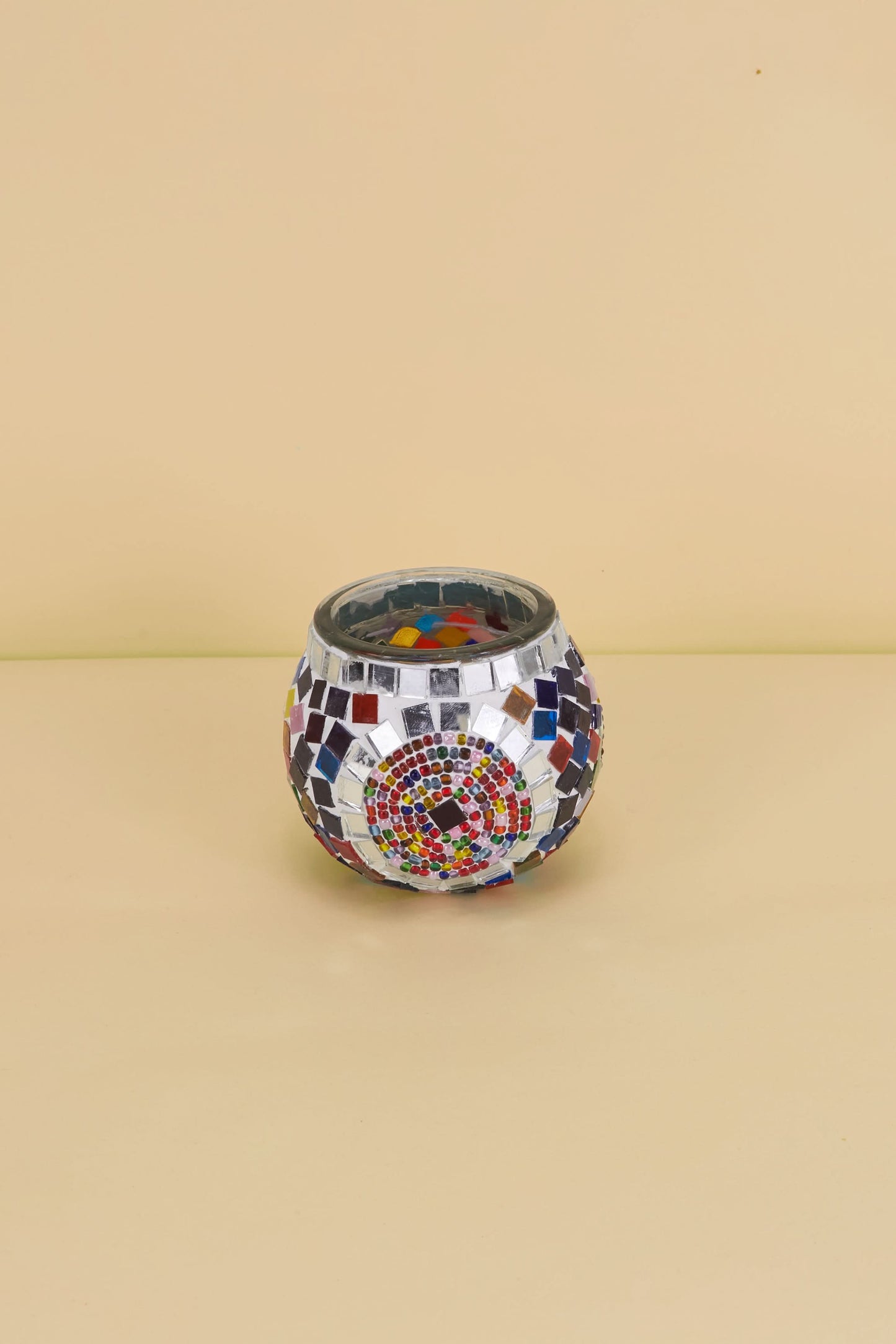 Mozaïek Kandelaar M – Candy Swirl