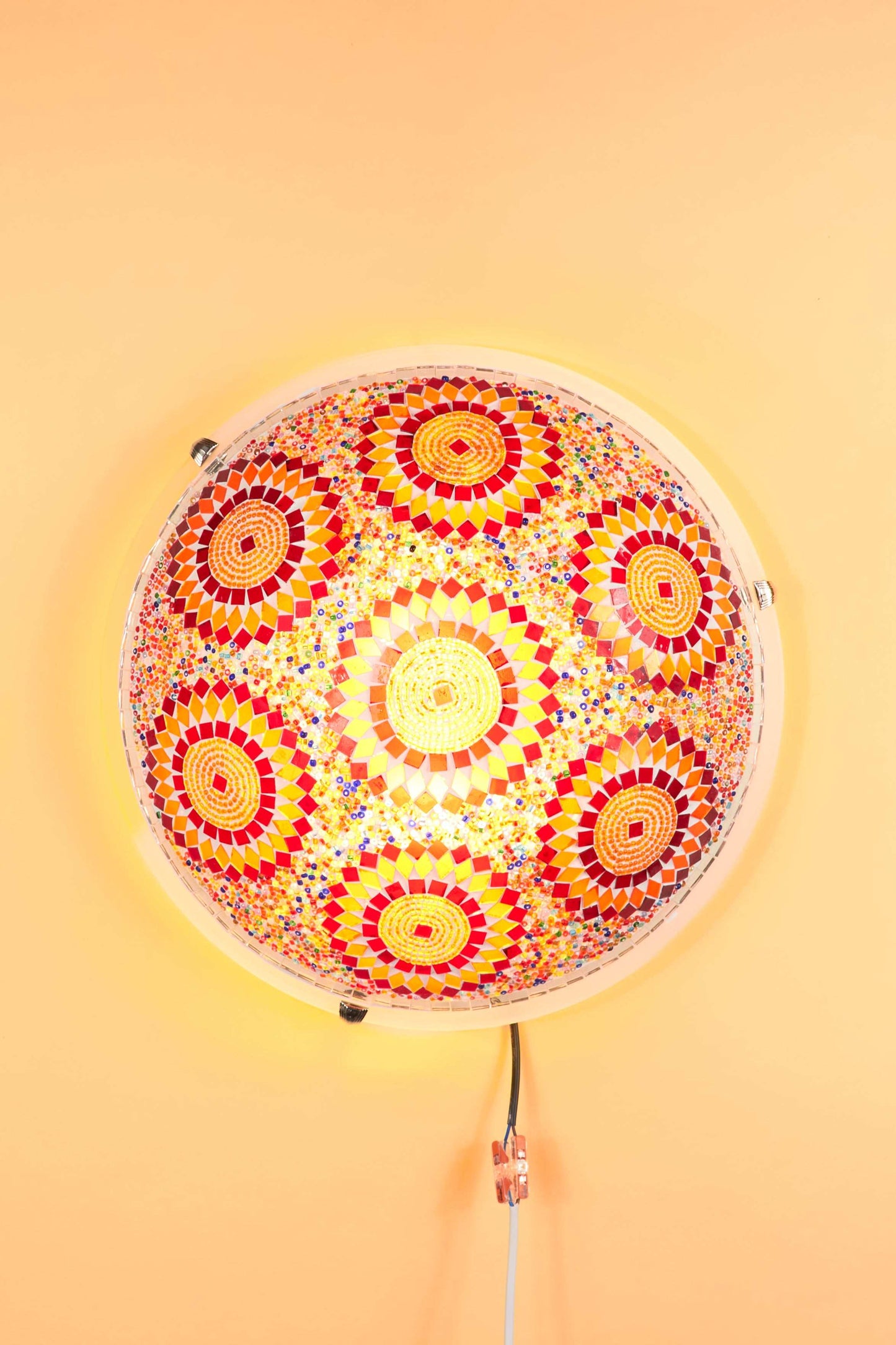 Mozaïek Plafonnière L – Golden Flame