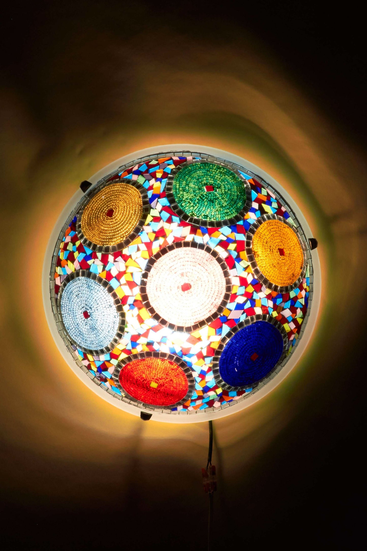 Mozaïek Plafonnière L – Mosaic Carnival