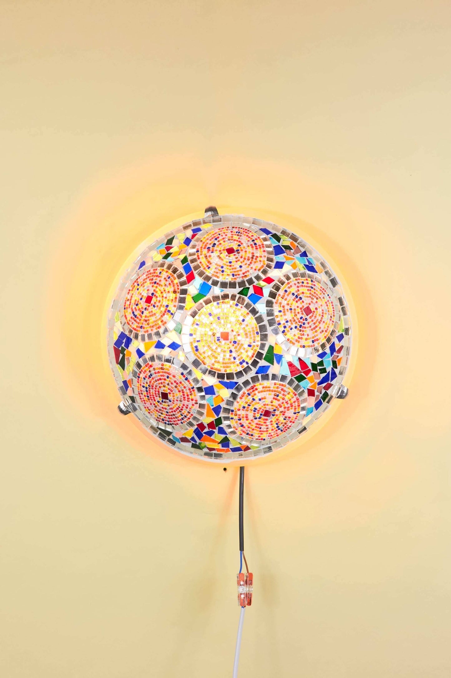 Mozaïek Plafonnière M – Regenboem Bloem