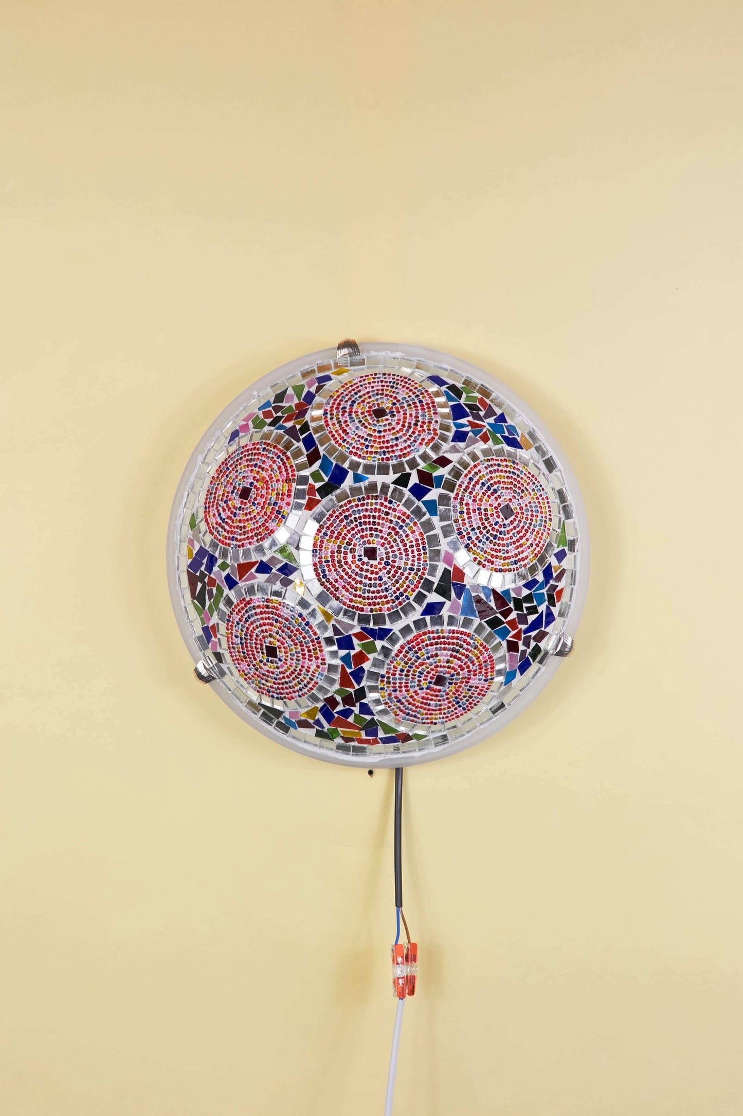 Mozaïek Plafonnière M – Regenboem Bloem