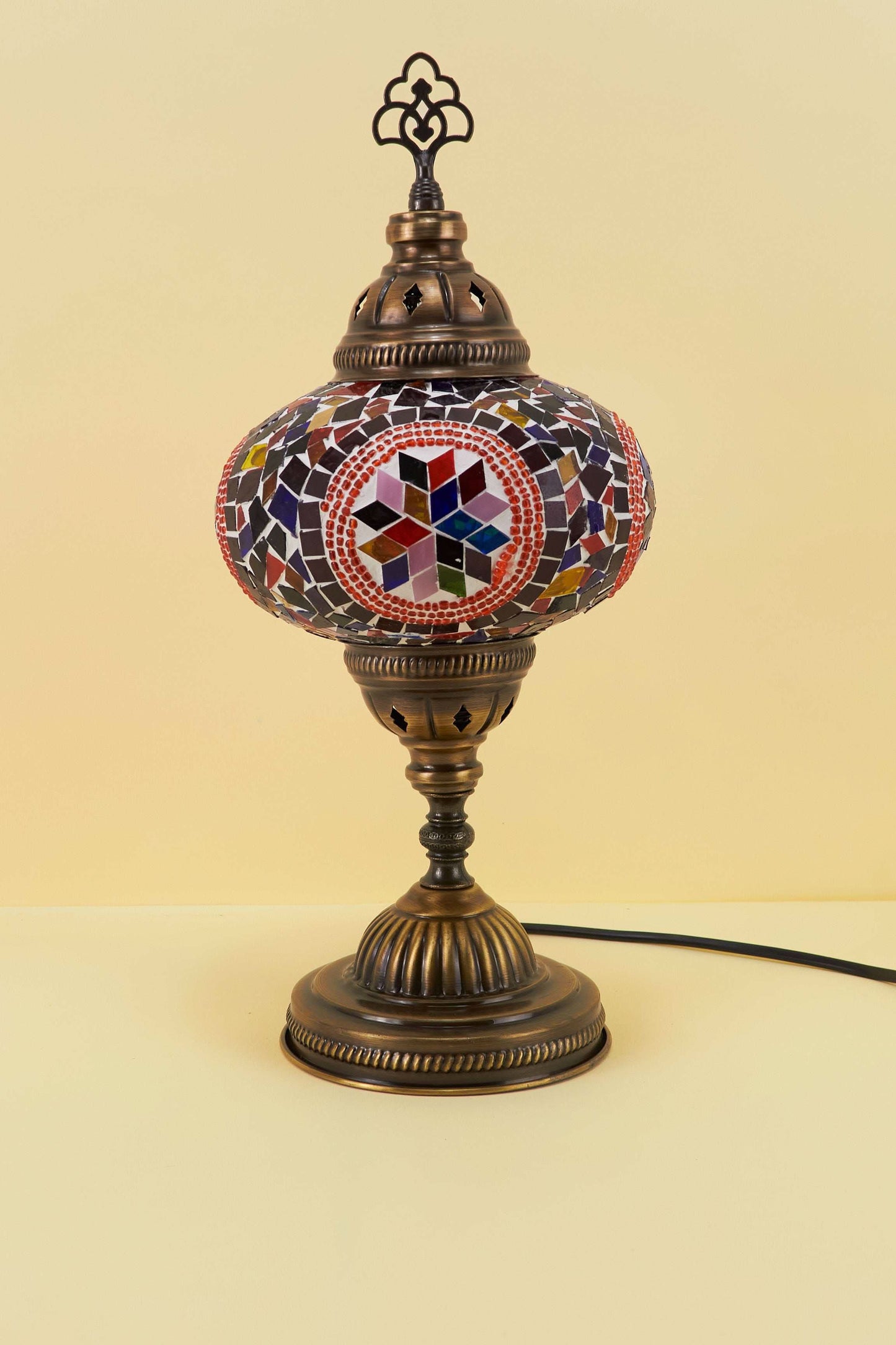 Mozaïek Tafellamp M – Marrakesh Blaze