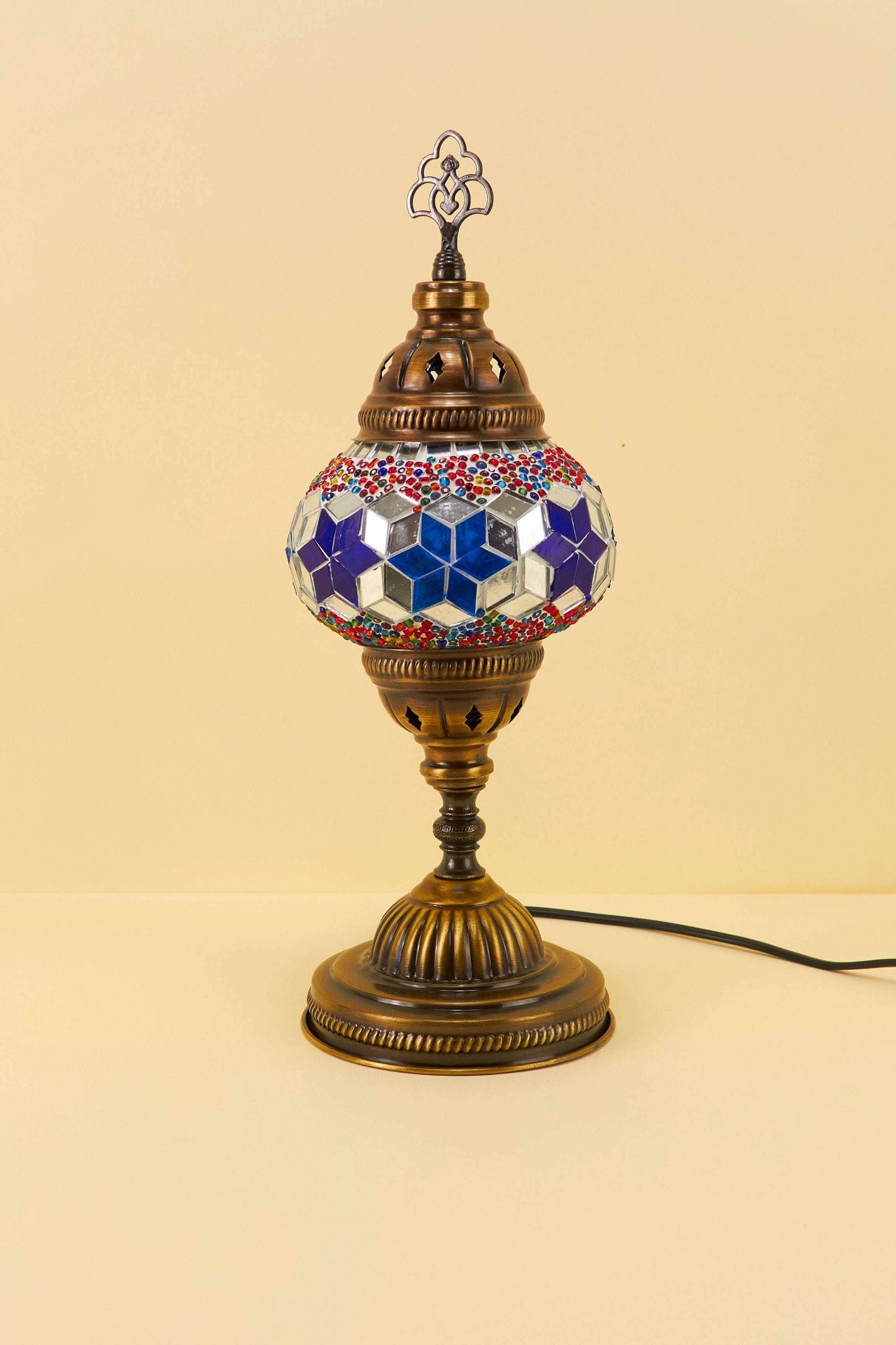Mozaïek Tafellamp S – Blue mirage
