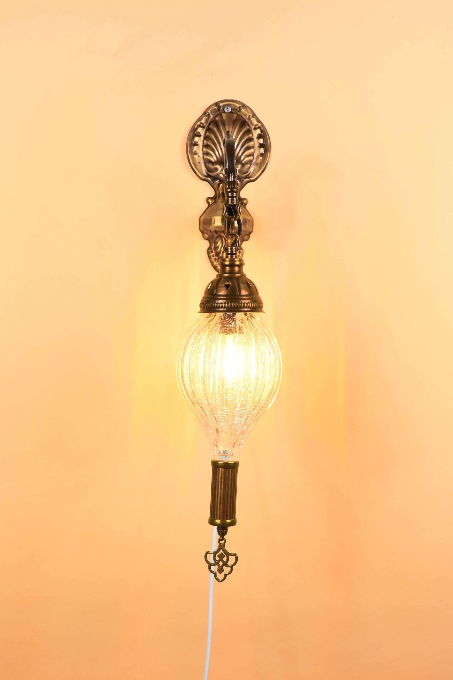 Wandlamp Mondgeblazen Glas – Cloud Whisper