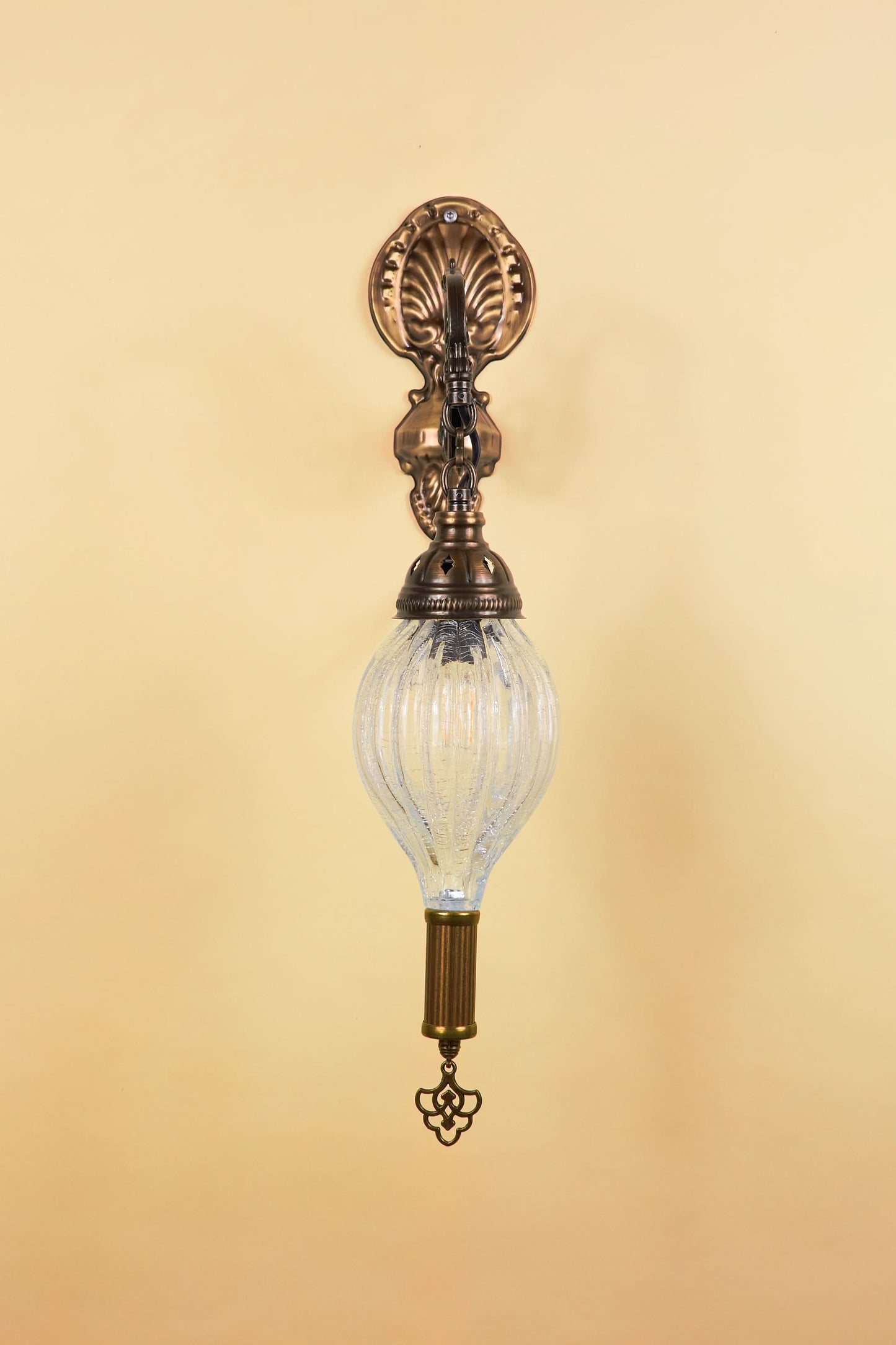 Wandlamp Mondgeblazen Glas – Cloud Whisper