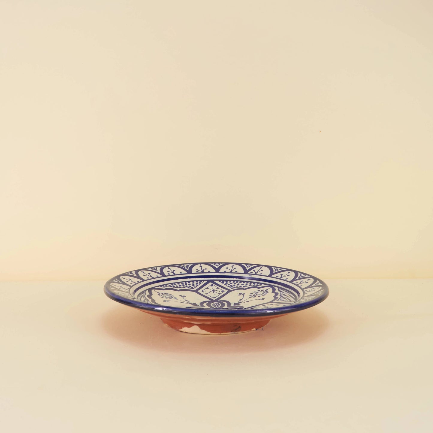 Aardewerk Bord L – Saffierblauw
