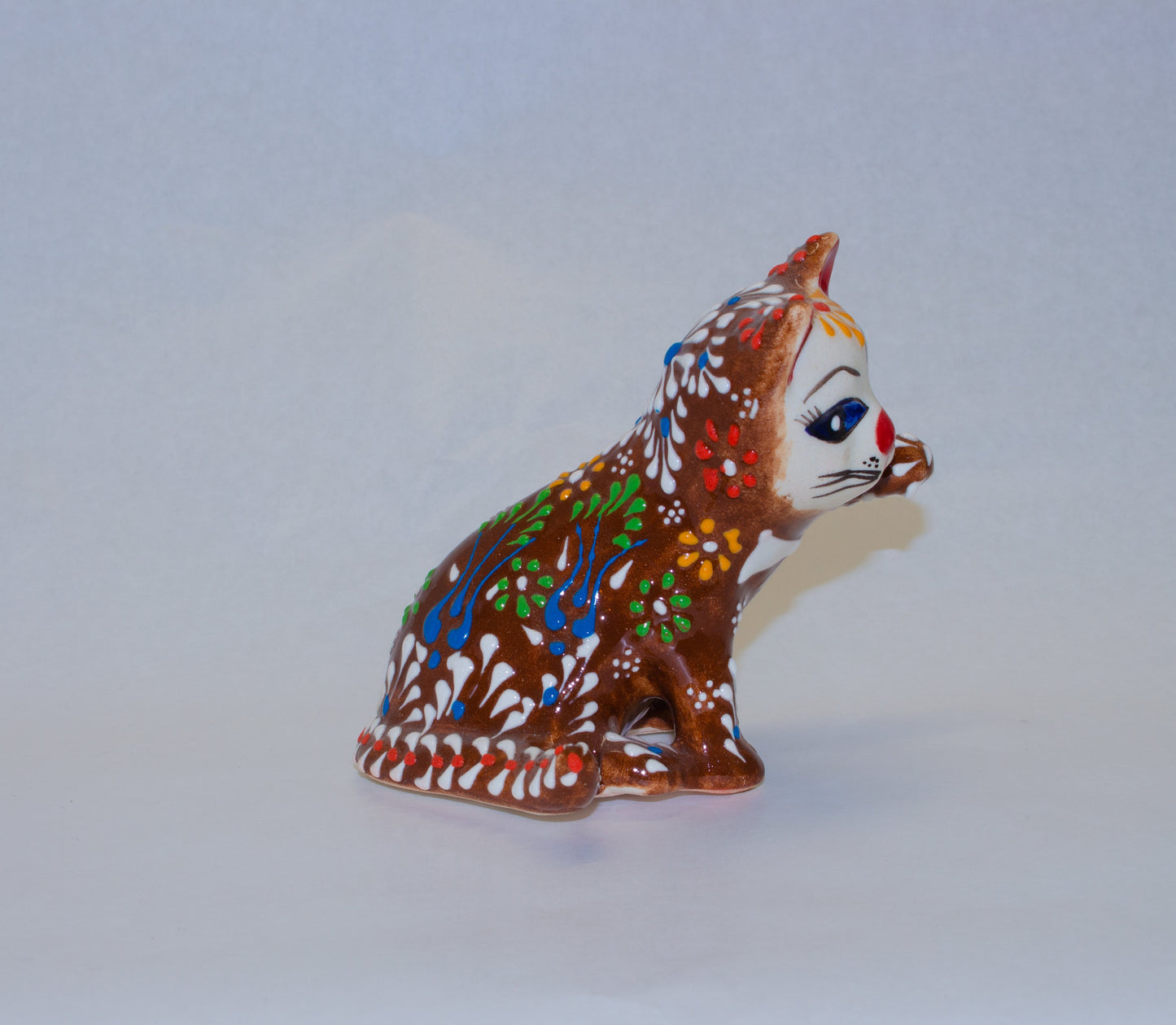Handbeschilderde Keramieken Kat – Handgemaakte – JZ Handmade – J&Z Handmade