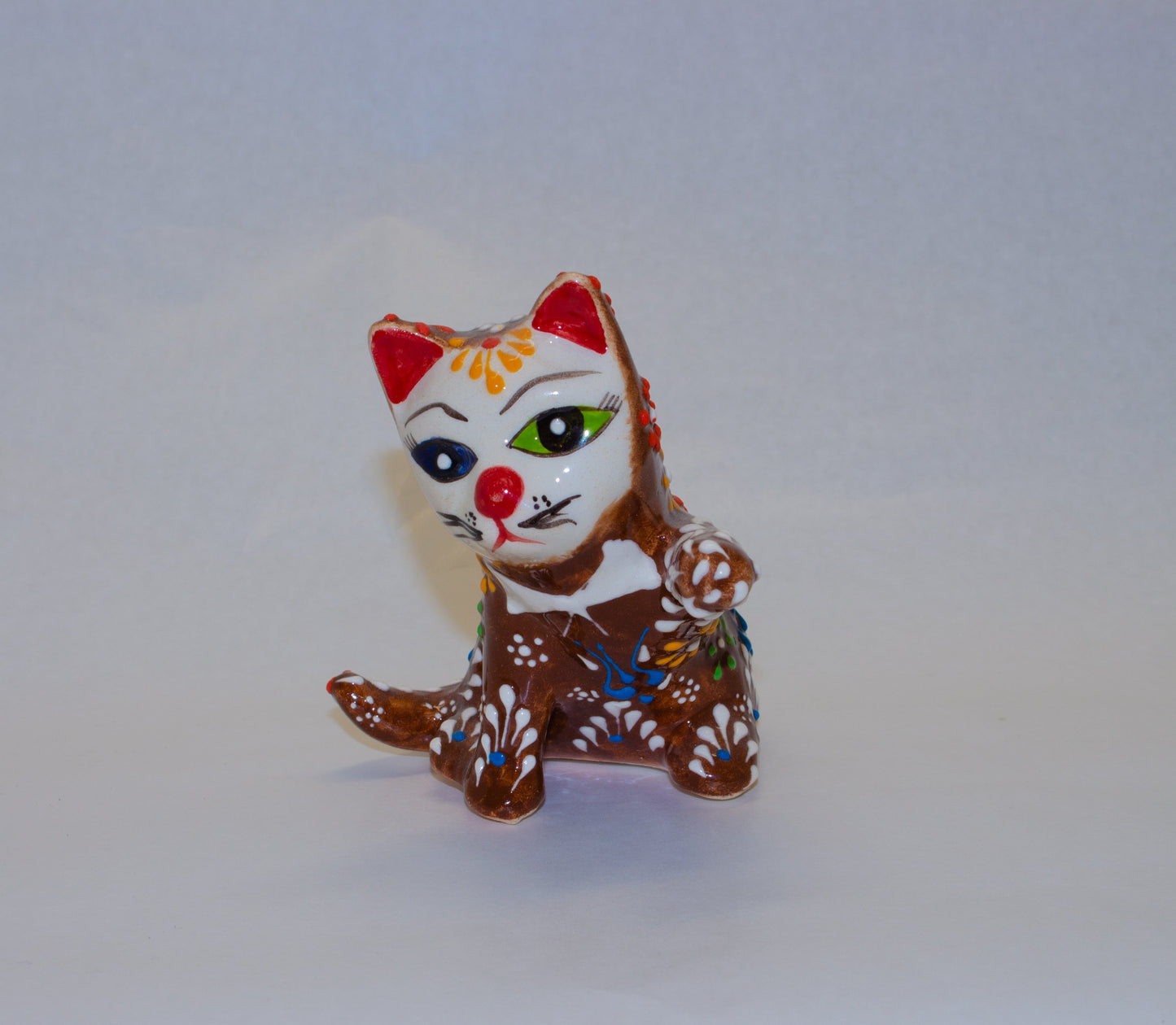 Handbeschilderde Keramieken Kat – Handgemaakte – JZ Handmade – J&Z Handmade