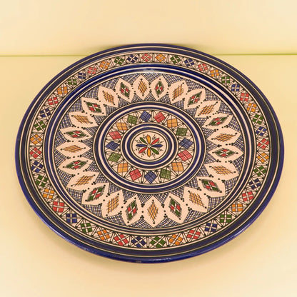 Aardewerk Bord XXL – Vrolijke Mozaïek