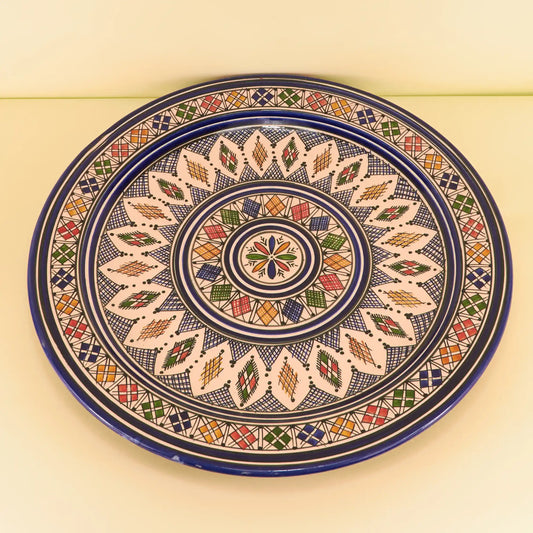 Aardewerk Bord XXL – Mozaïek Droom