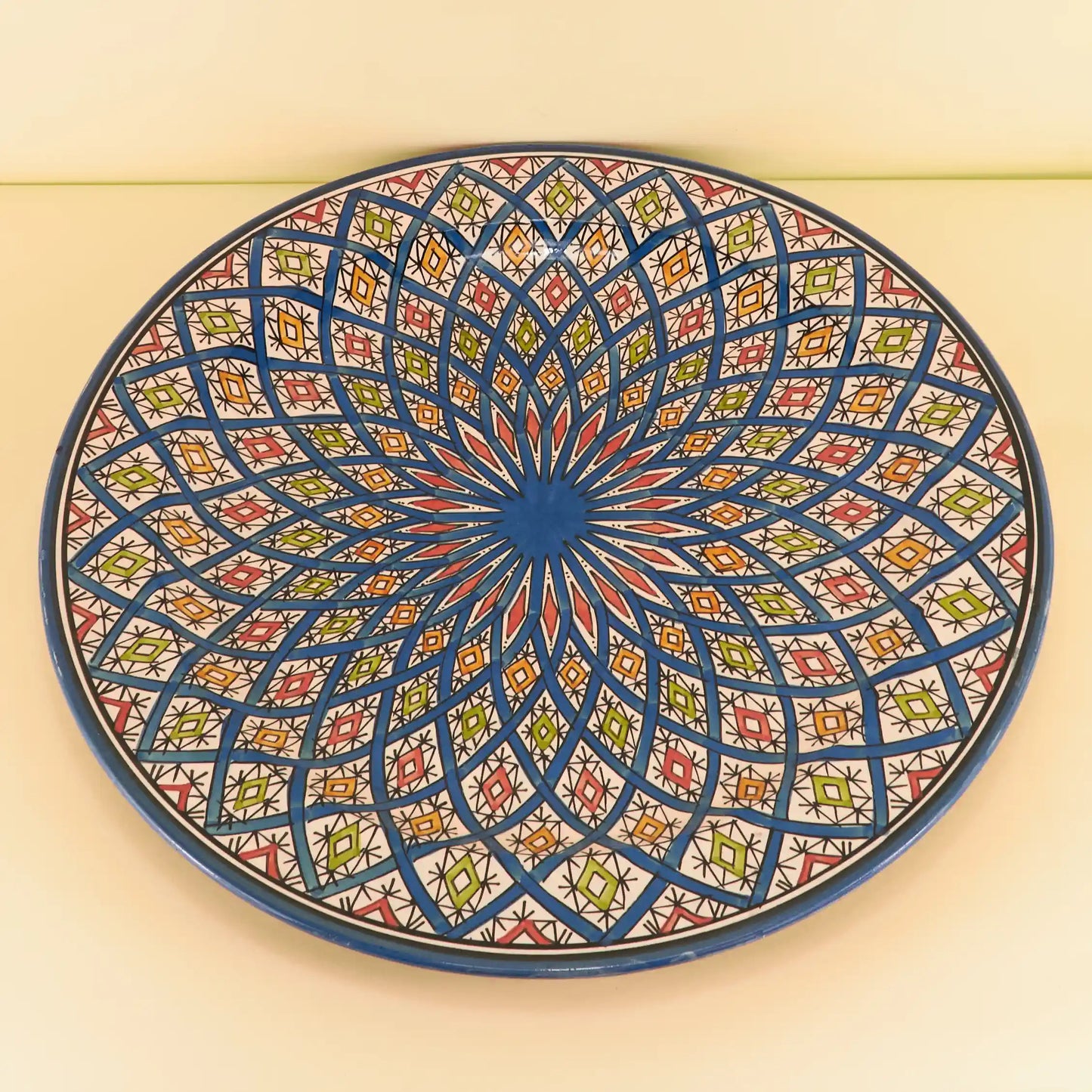 Aardewerk Bord XXL – Mozaïek Mysterie