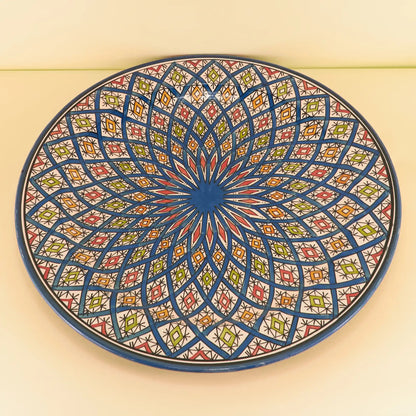 Aardewerk Bord XXL – Mozaïek Mysterie