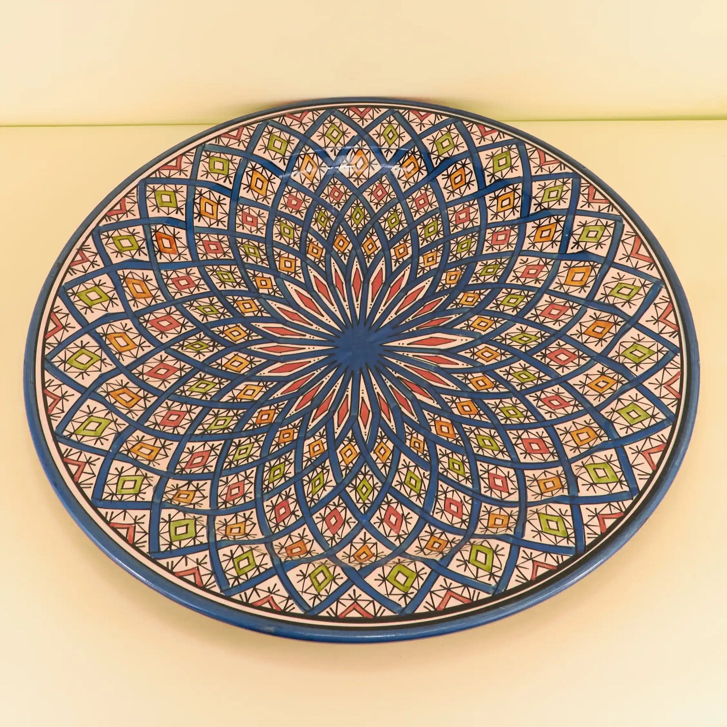 Aardewerk Bord XXL – Mozaïek Droom