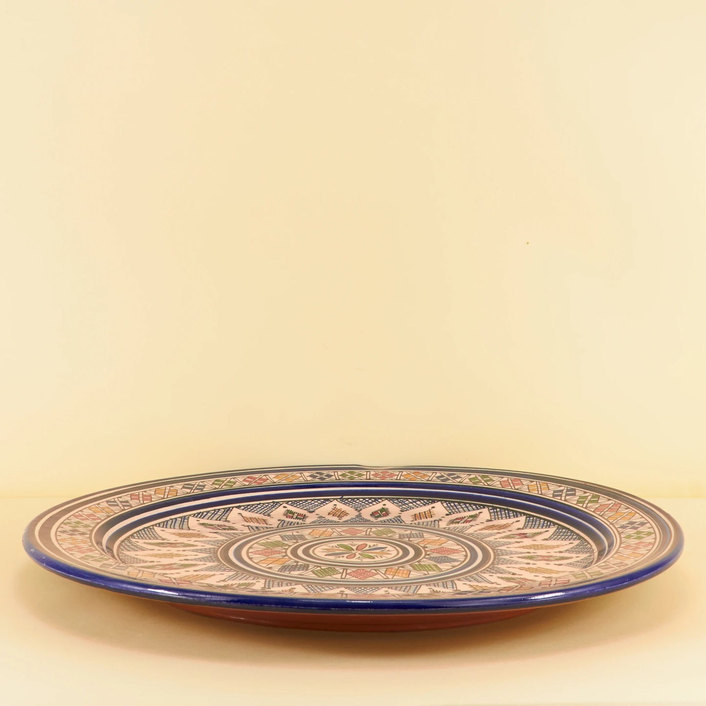 Aardewerk Bord XXL – Mozaïek Droom