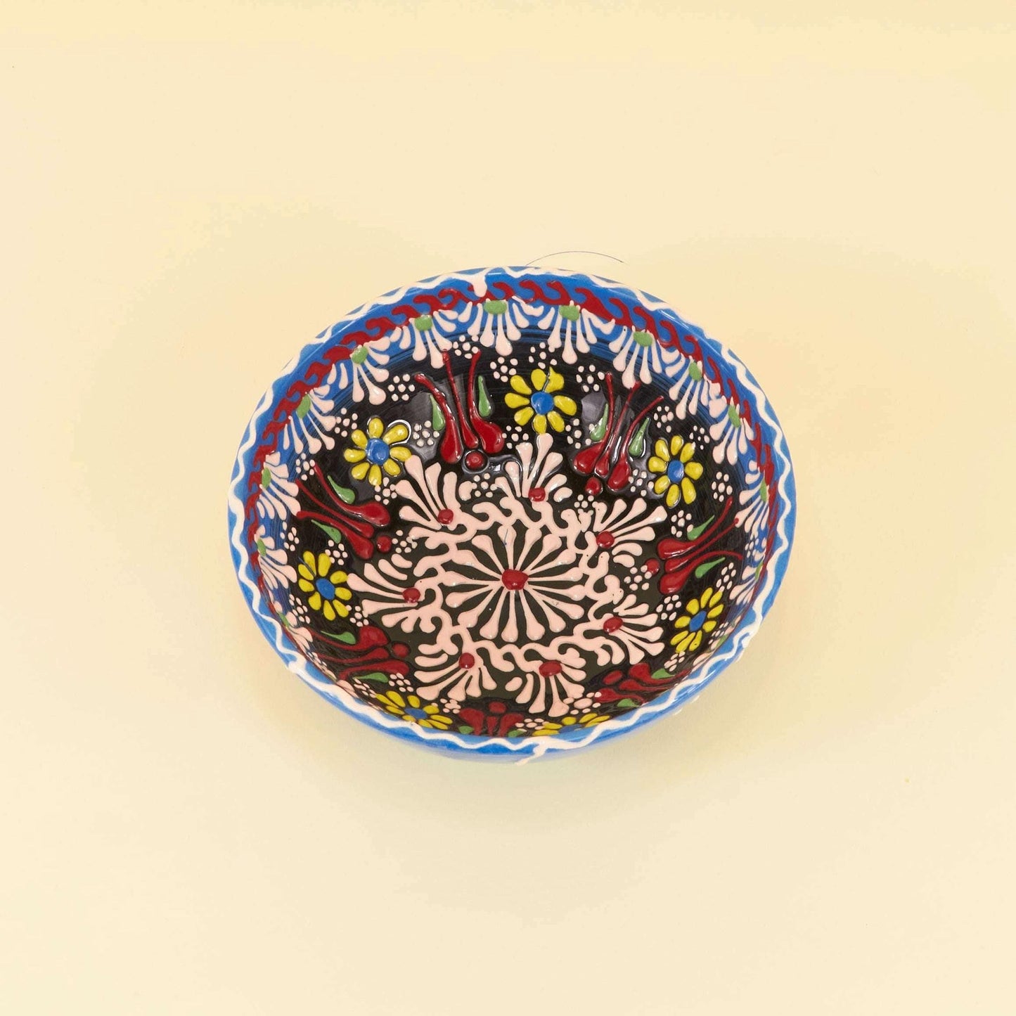 Keramieken Schaal S – Blue Tulip Charm