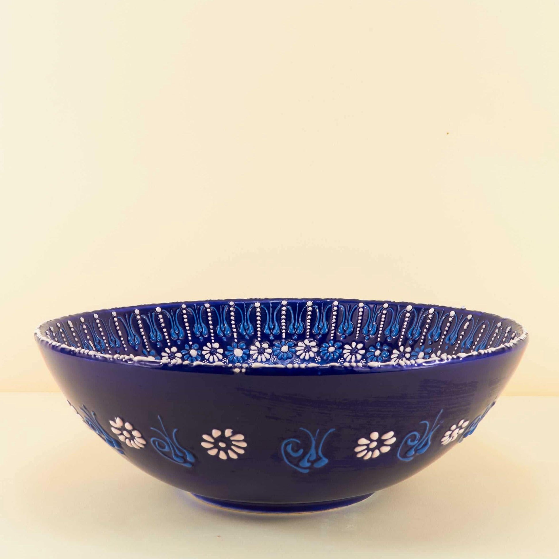 Keramieken Schaal XL – Blue Garden