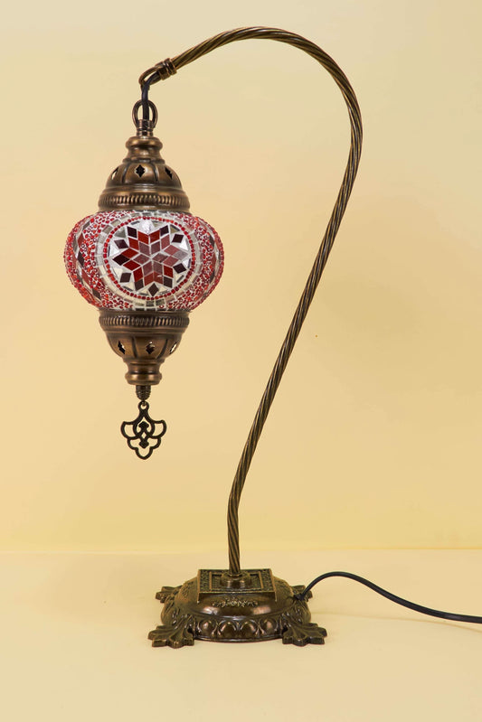 Mozaïek Kamelennek Tafellamp S – Ruby Flame