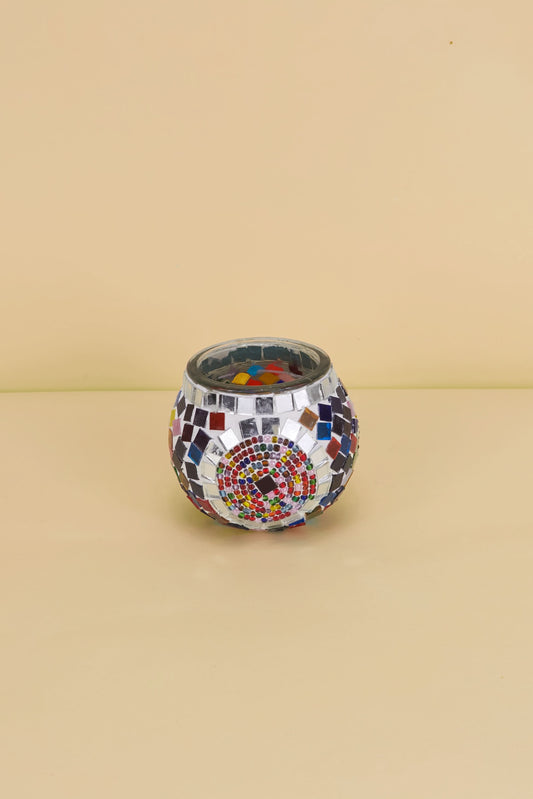 Mozaïek Kandelaar M – Candy Swirl