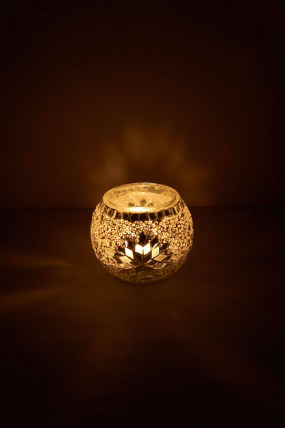 Mozaïek Kandelaar M – Soft Petals