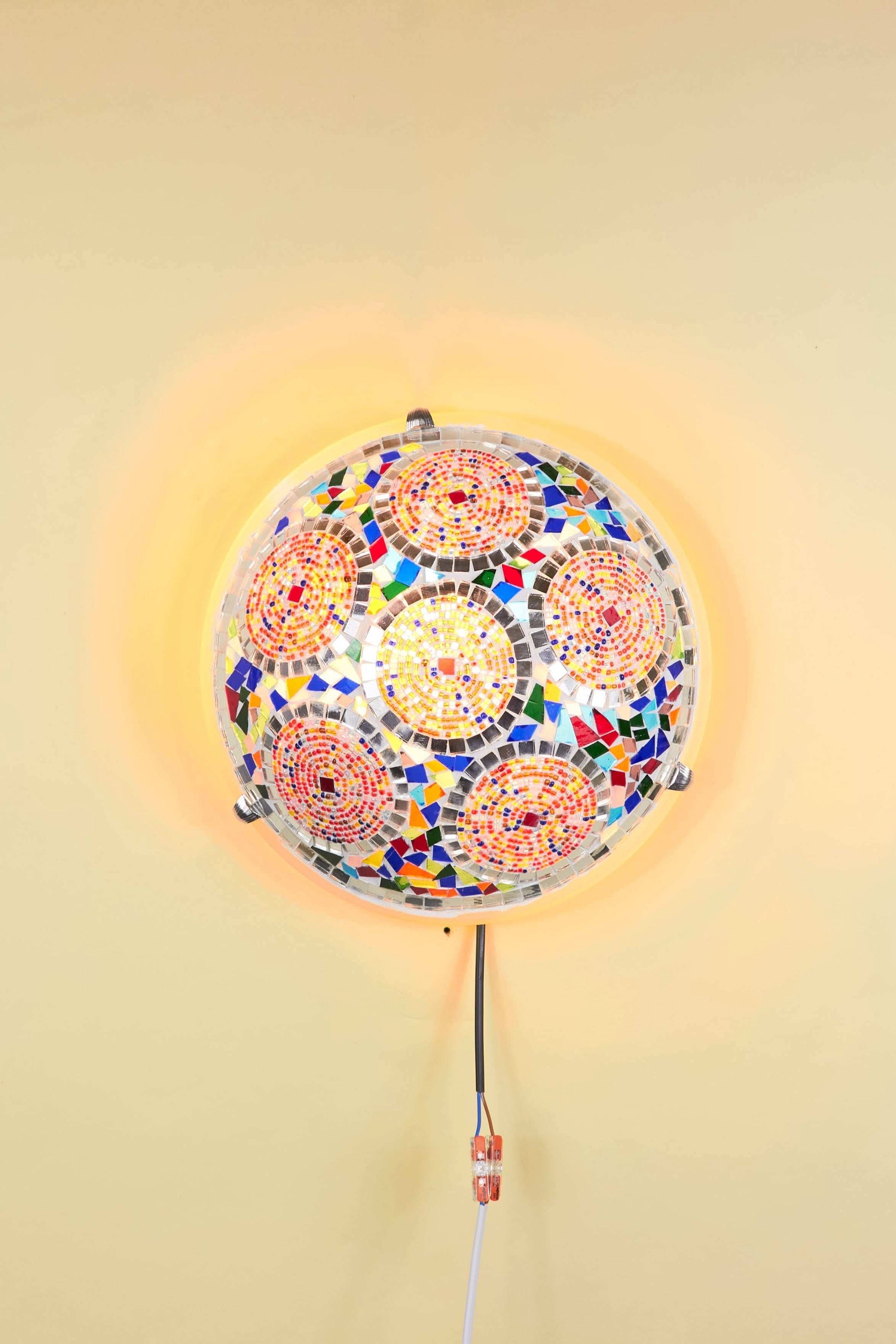 Mozaïek Plafonnière M – Regenboem Bloem
