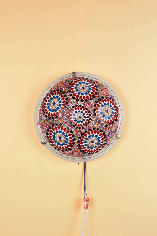 Mozaïek Plafonnière M – Ruby Blossom