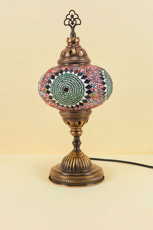 Mozaïek Tafellamp M – Emerald Zellige