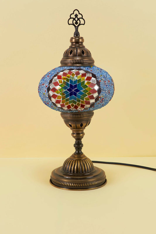 Mozaïek Tafellamp M – Rainbow Star