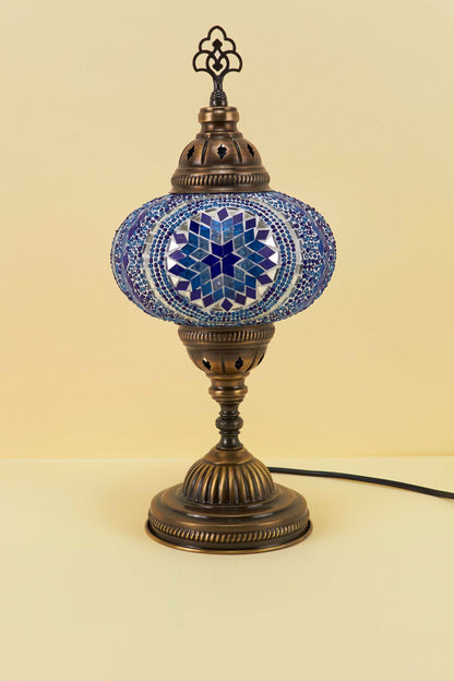 Mozaïek Tafellamp M – Sapphire Mirage