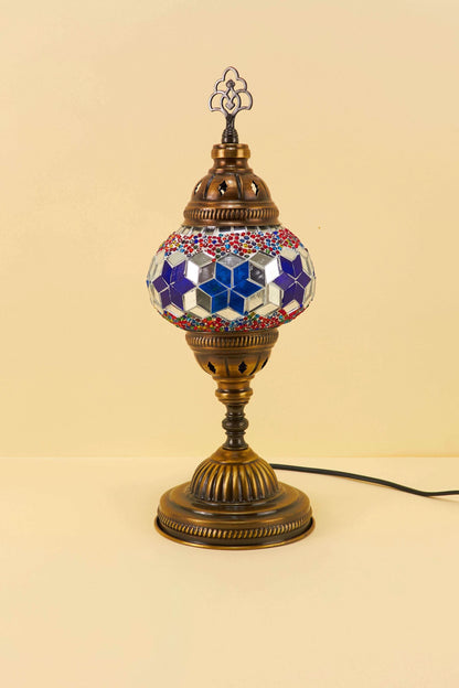 Mozaïek Tafellamp S – Blue mirage