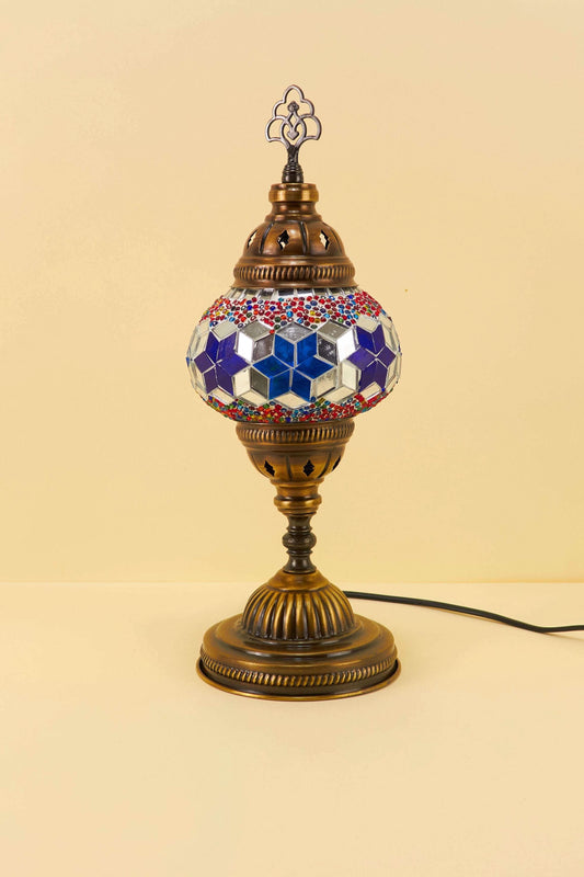 Mozaïek Tafellamp S – Blue mirage