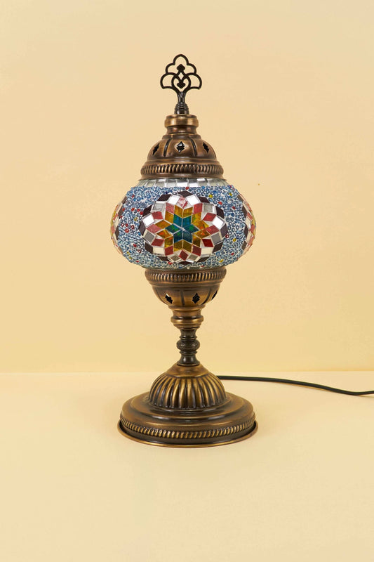 Mozaïek Tafellamp S – Golden Medina
