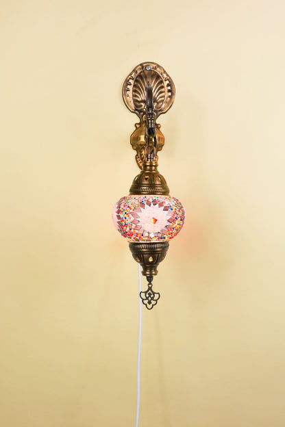 Mozaïek Wandlamp S – Rose Lotus