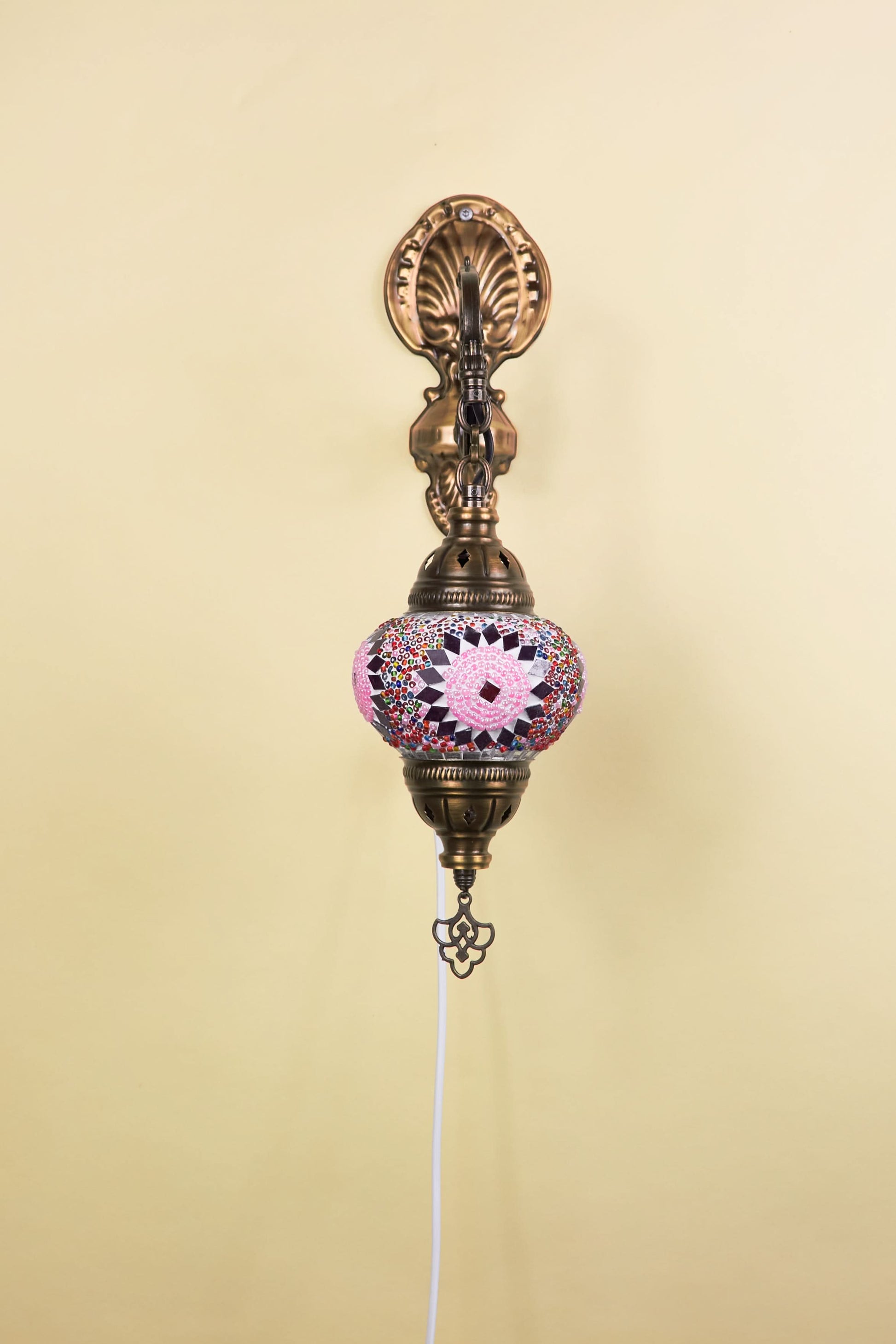 Mozaïek Wandlamp S – Rose Lotus