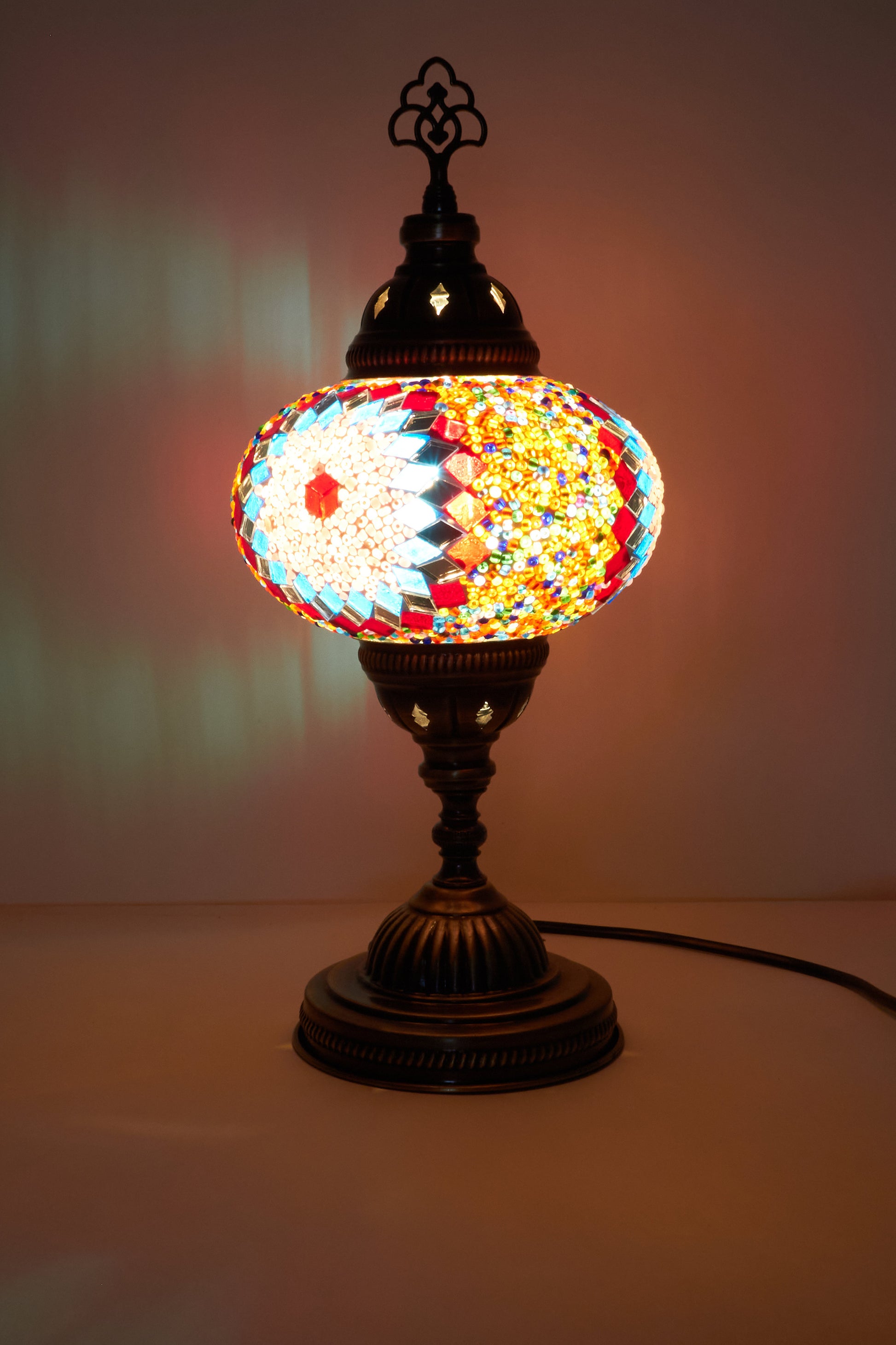 Mozaïek Tafellamp M – Candy Bloom – Handgemaakte – JZ Handmade – J&Z Handmade
