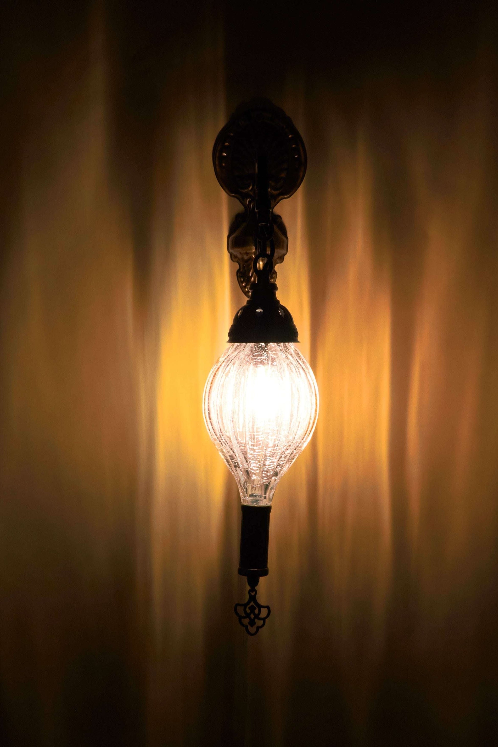 Wandlamp Mondgeblazen Glas – Cloud Whisper