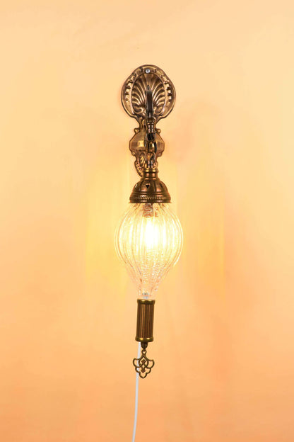 Wandlamp Mondgeblazen Glas – Cloud Whisper