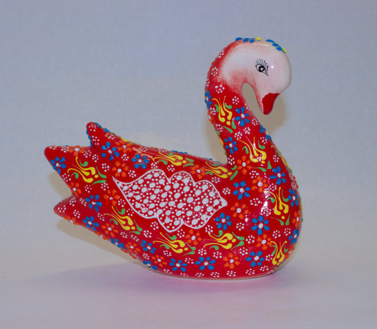 Handbeschilderde Keramieken Zwaan – Handgemaakte – JZ Handmade – J&Z Handmade