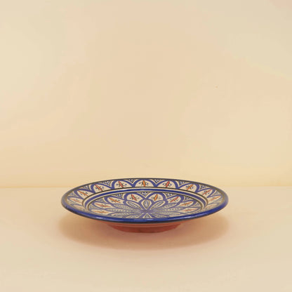 Aardewerk Bord L – Sahara Blauw