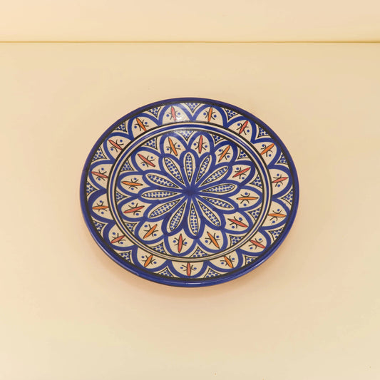 Aardewerk Bord L – Sahara Blauw