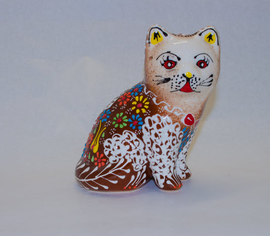 Handbeschilderde Keramieken Kat – Handgemaakte – JZ Handmade – J&Z Handmade