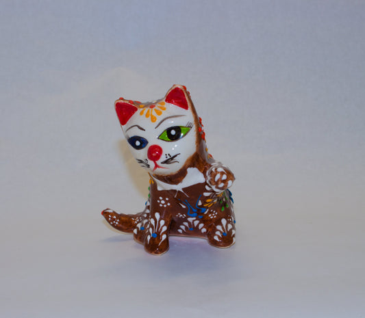 Handbeschilderde Keramieken Kat – Handgemaakte – JZ Handmade – J&Z Handmade