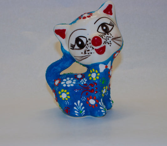 Handbeschilderde Keramieken Kat – Handgemaakte – JZ Handmade – J&Z Handmade