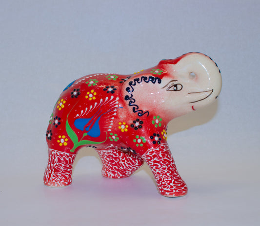 Handbeschilderde Keramieken Olifant – Handgemaakte – JZ Handmade – J&Z Handmade